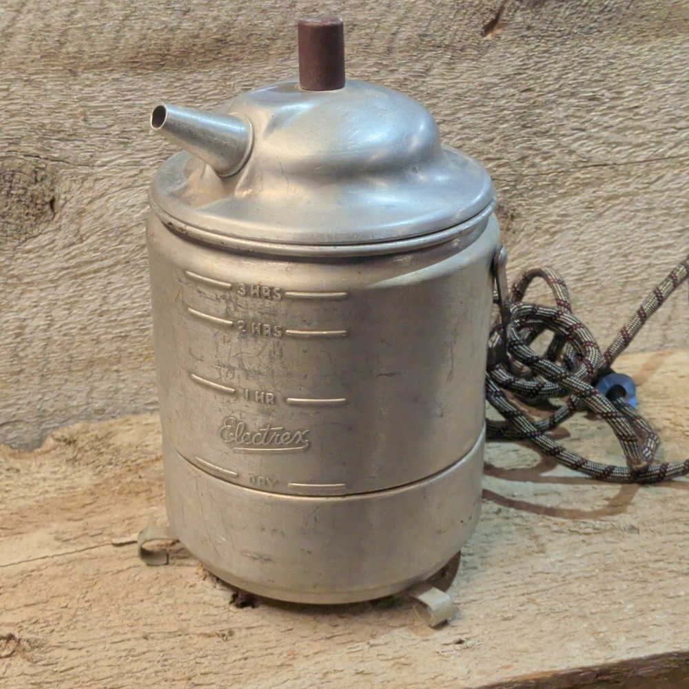 Electrex X-351 Vintage vaporizer Aluminum Silver .