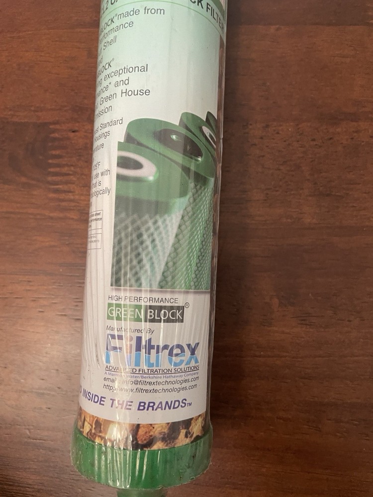 FX Green block FXHTC11-CL2 Carbon Block Filter NEW