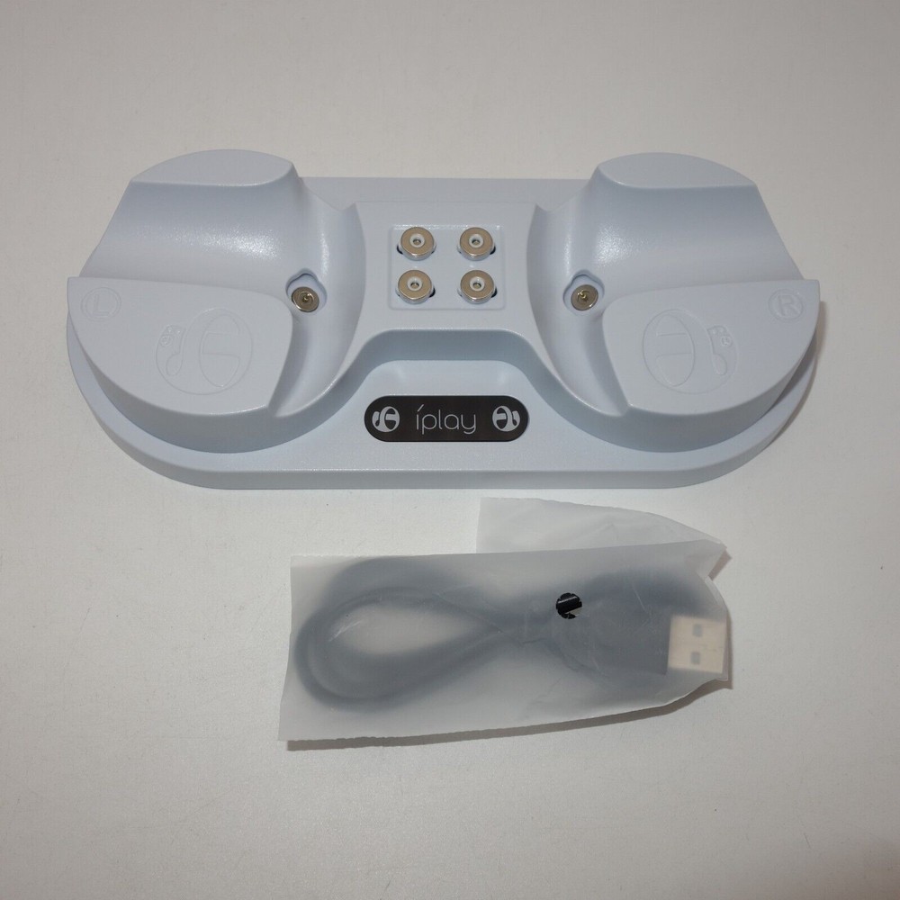 NEW iPlay RGB Controller Charging Dock Stand for PS VR2 White