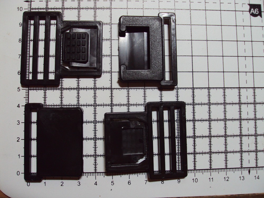 2pcs. Plastic Side Release Buckles For Webbing 38mm Bags Straps Clips "PS-A"