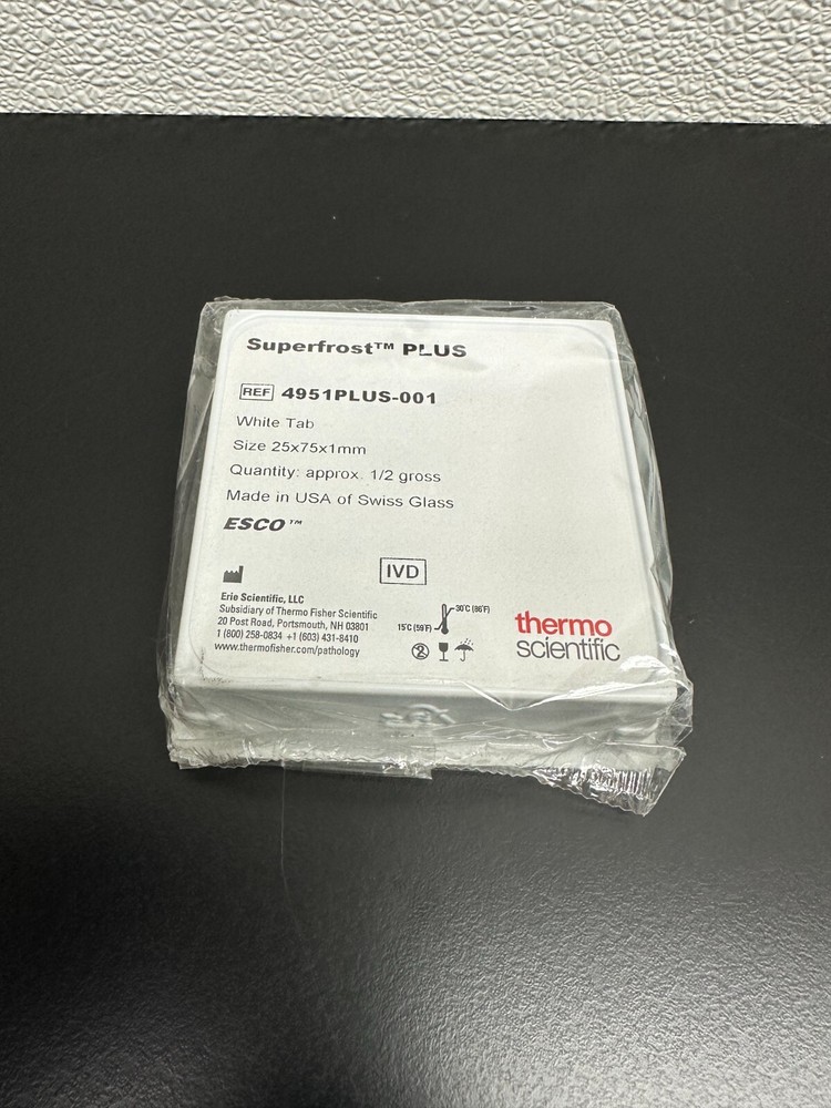 Thermo Scientific REF 4951PLUS-001 White Tab 25x75x1mm