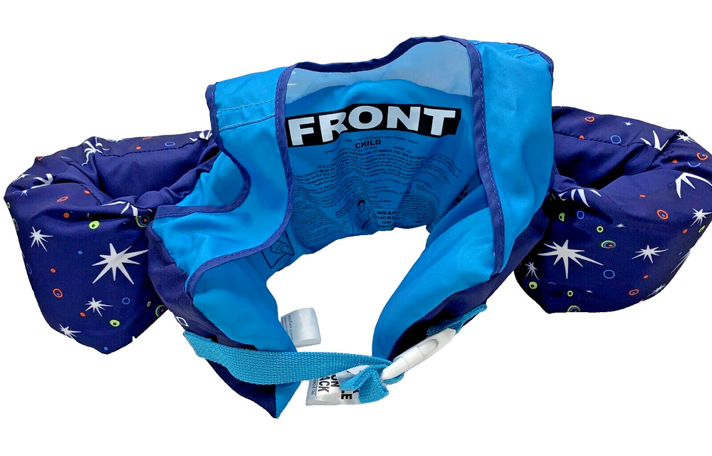 Speedo Child Size 30-50 lbs Blue Monsters Coast Guard Approved floatation device