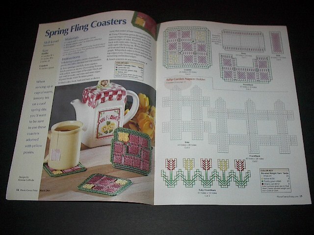 Plastic Canvas Today Magazine March 2003 ~ 18 Awesome Project Patterns