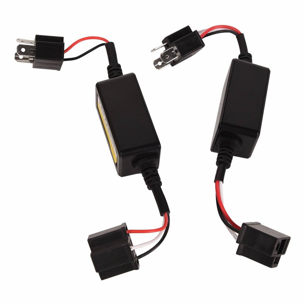 2PCS H4 9003 LED Headlight Canbus Load Resistor Decoder Error Free Anti Flicker