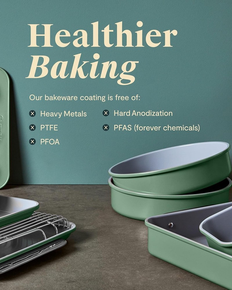 Non-Stick Ceramic Baking Sheet - Naturally Slick Ceramic Coating - Non-Toxic