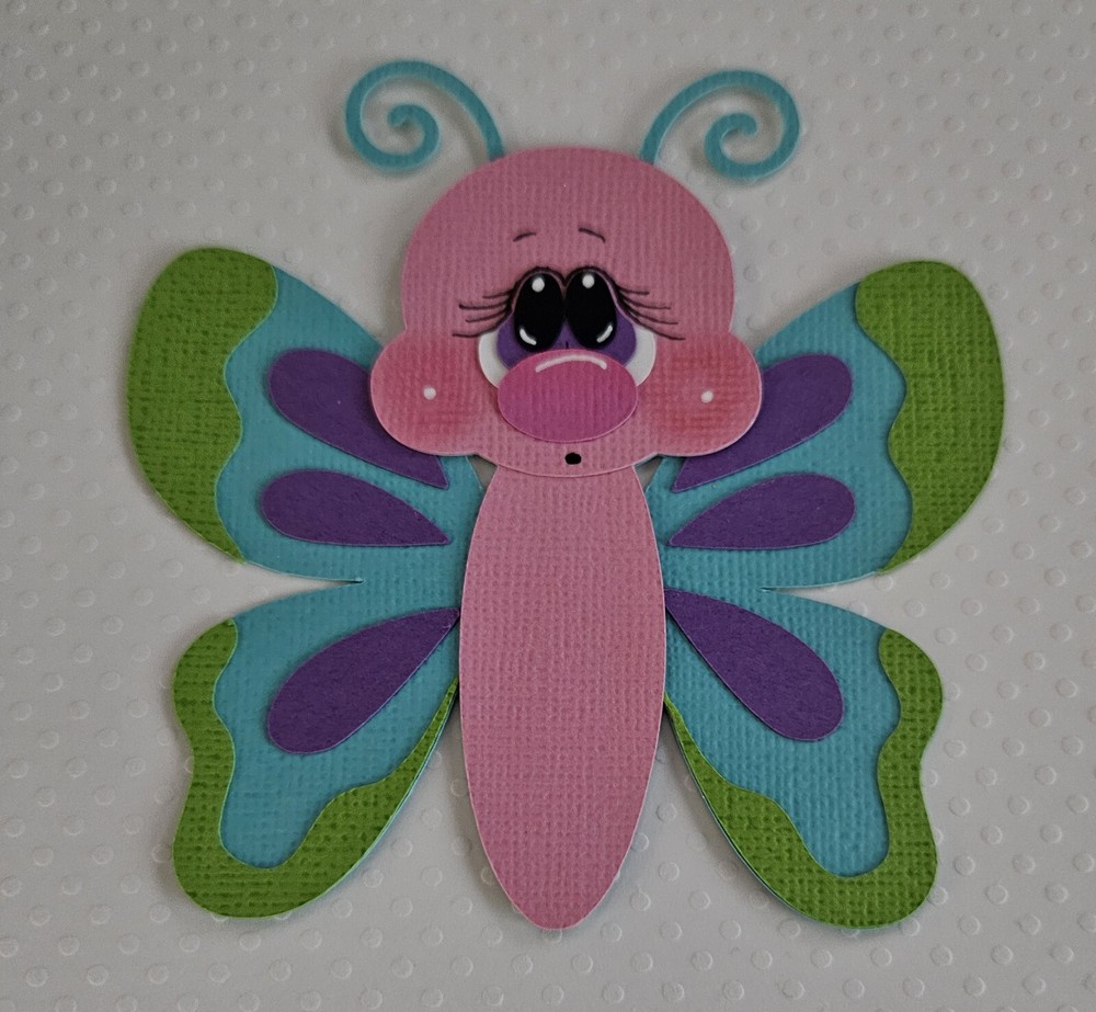 Little Butterfly. Scrapbook, Card Making Paper Piecing