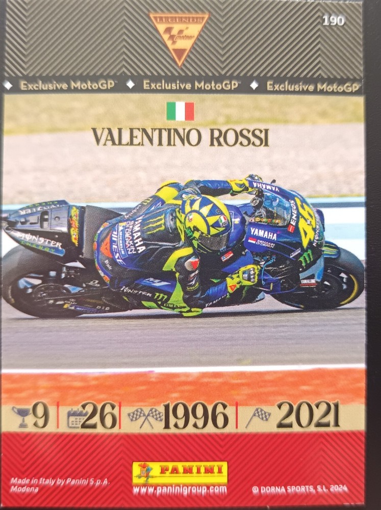 Valentino Rossi signed autographed