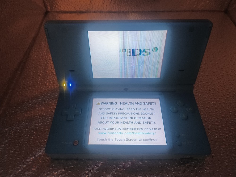 Nintendo DSI Light Blue Handheld Console Game System Parts Only