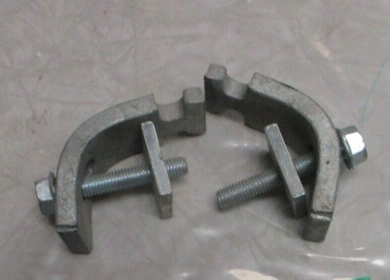 Dayton 33N239 Festoon Support Bracket Clip C-Track, Galvanized