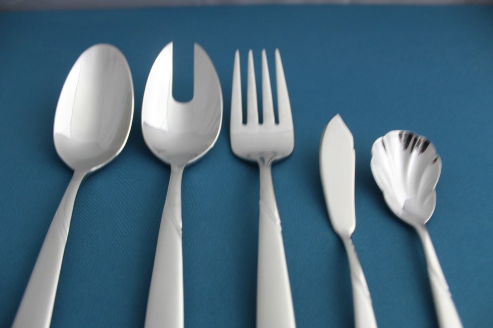 Oneida RISOTTO Serving (5pc Set) Tablespoon Pierced Fork 18/10 Stainless NEW