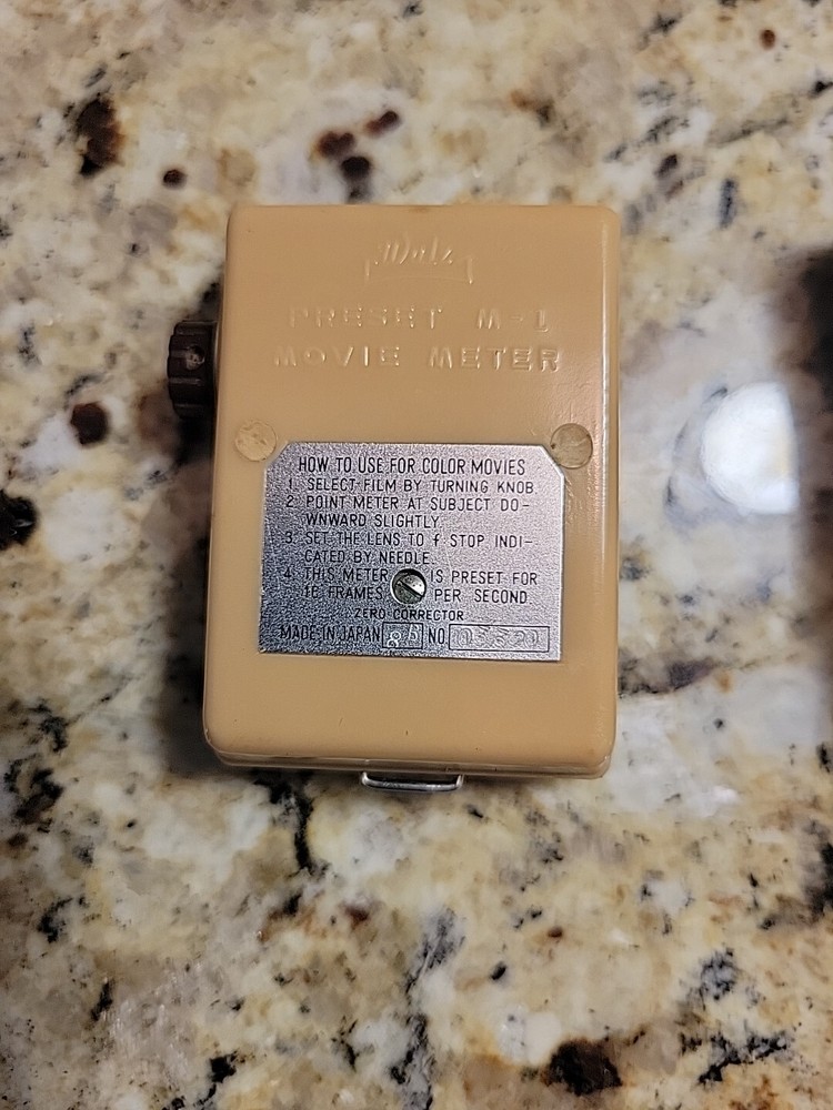 VINTAGE WALZ MOVIE METER - LIGHT METER - WITH CASE