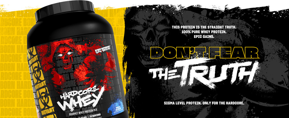 MUTANT HARDCORE WHEY Gourmet Whey Protein Mix 5 lb Fast-Digesting