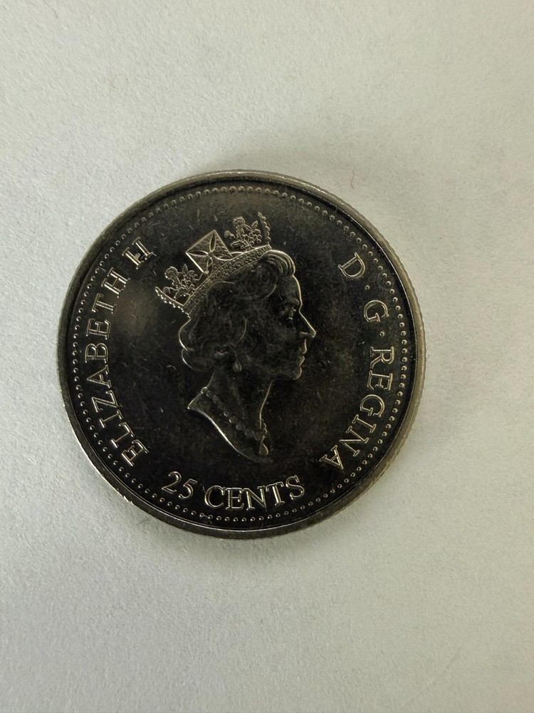 2000 Canada Brilliant Uncirculated Commemorative Harmony 25 Cent Coin!