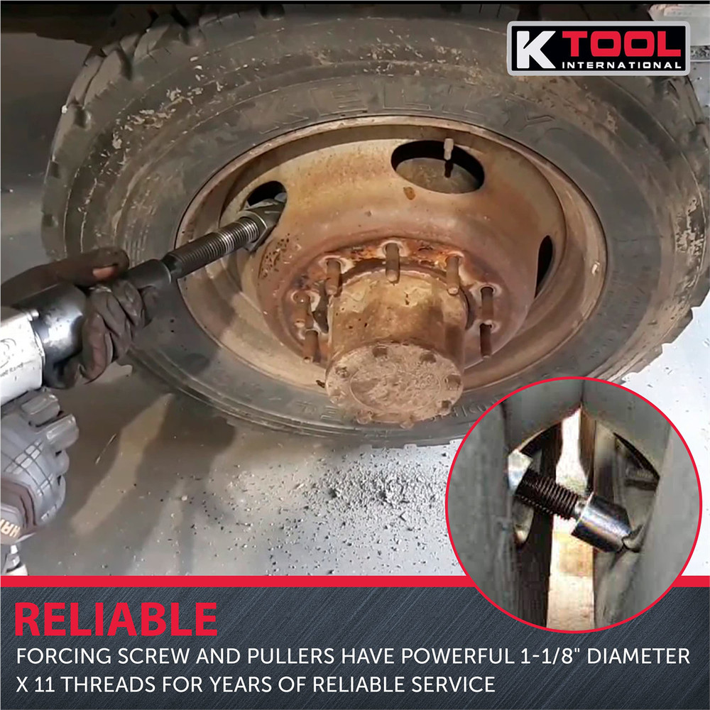 K Tool 70385 Dual Wheel Hub Separator Set, Durable, Versatile Design