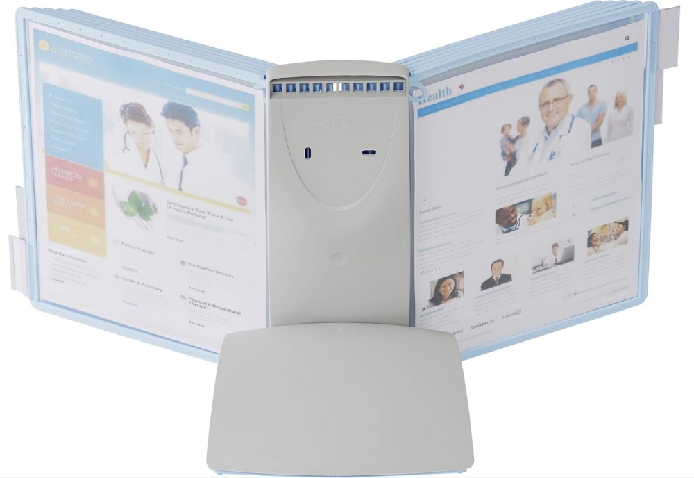 DURABLE - Display panel system SHERPA® STYLE DESK 10 Letter Antimicrobial