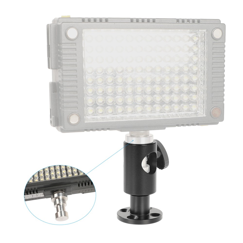 2Pcs CAMVATE 16mm Light Stand Head with Wall Ceiling Podium Mount Base
