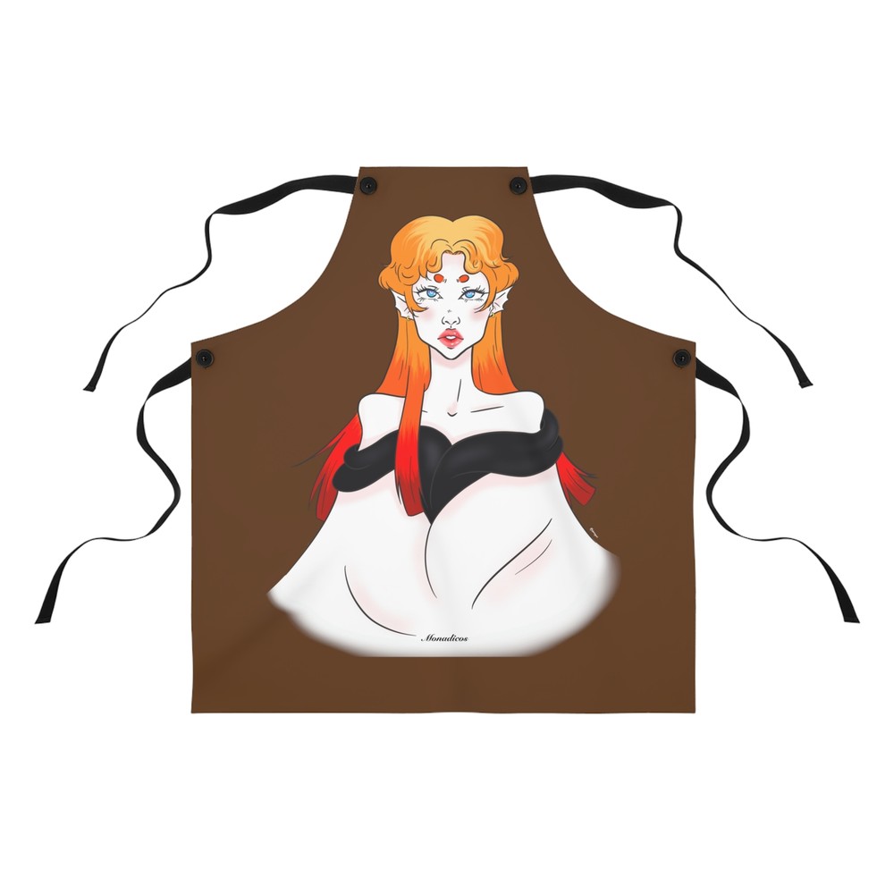 Anna | Brown | Apron (AOP)