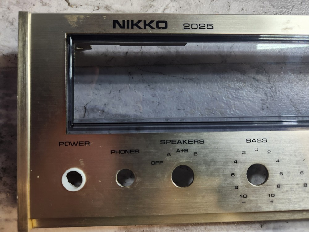 Nikko 2025 Vintage Stereo Face And Knobs