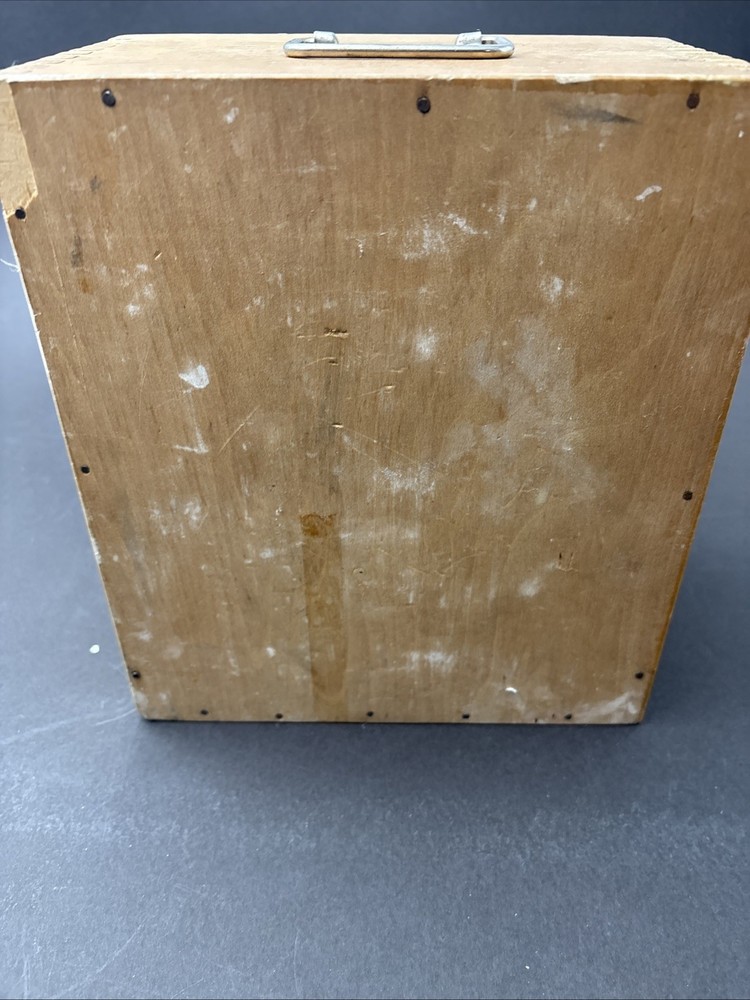 Vintage Precision Optical Co. Microscope Model 500 with CASE +LIGHT + Slides