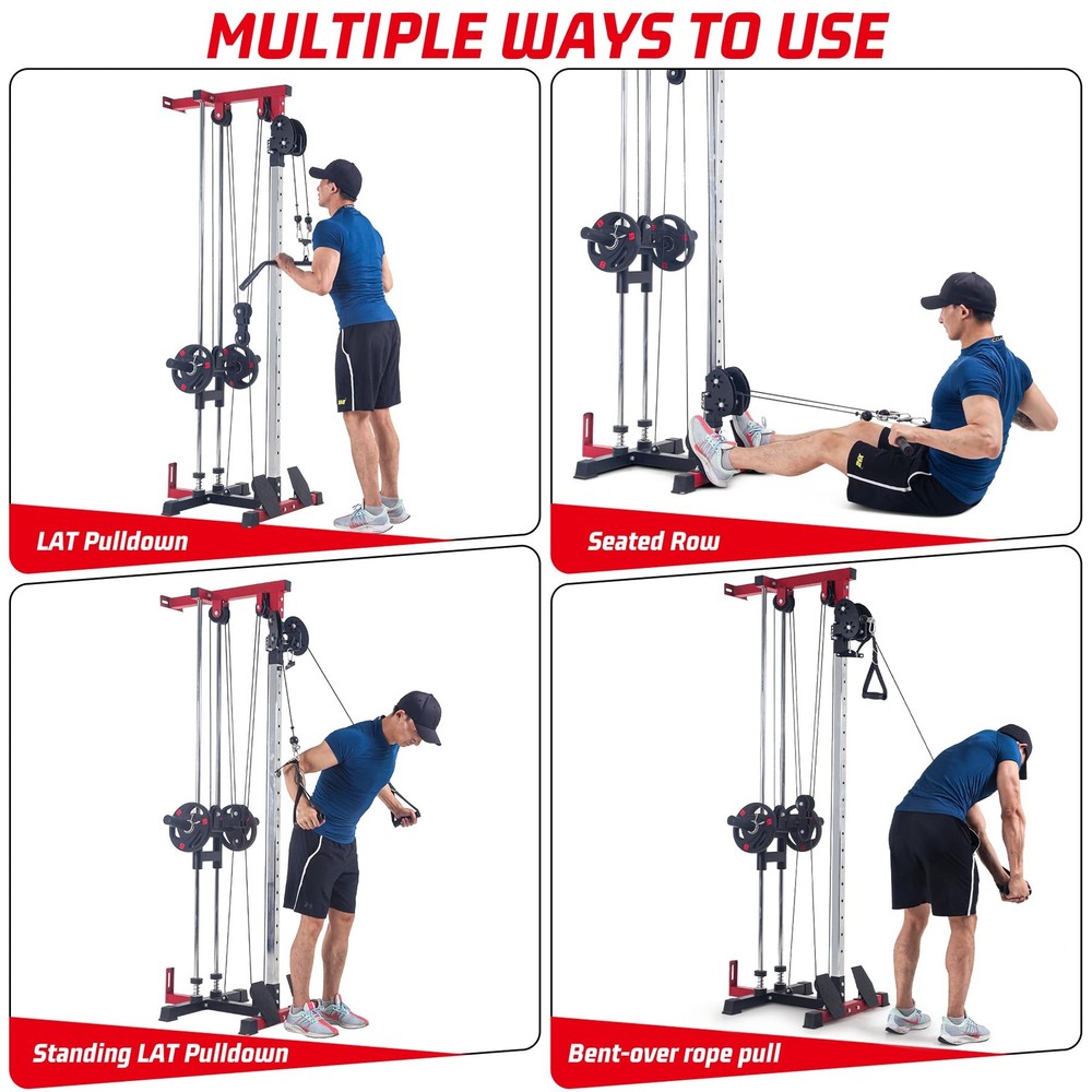 LAT Pulldown Machine LAT Row Cable Station Workout for Home Gym ,Body Training