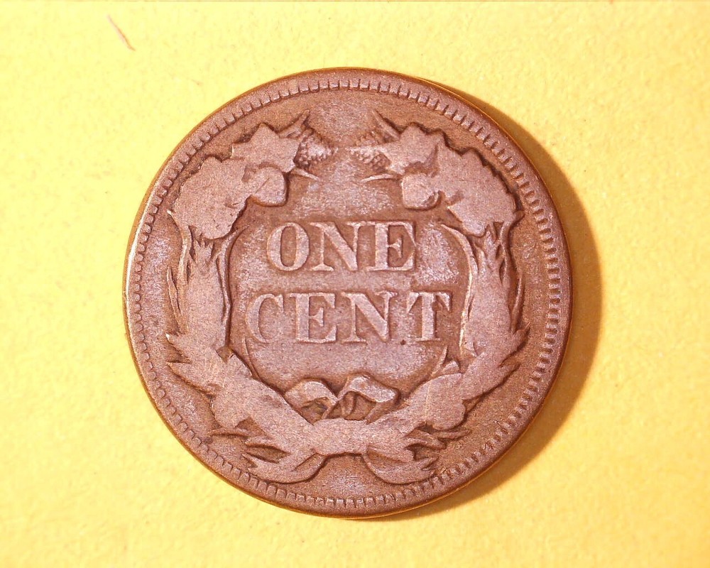 1858 FLYING EAGLE PENNY VG COND. ~ 922-3