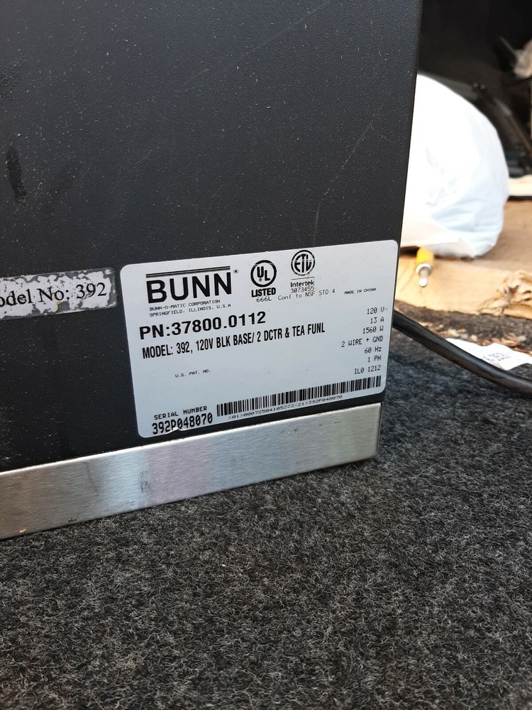 bunn coffee maker commercial