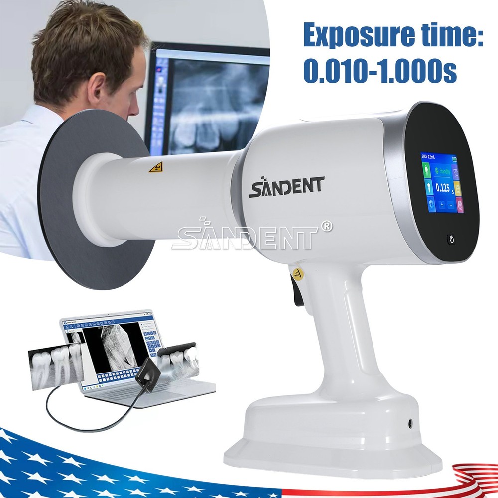 Dental Scatter Shield Protective Ring + Portable Handheld X-ray Machine Kit