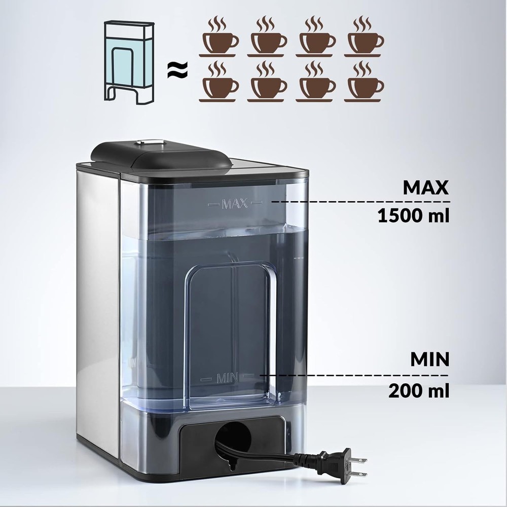 Versatile Drip Coffee Maker with Removable Tank - Brew Coffee & Tea in Minutes