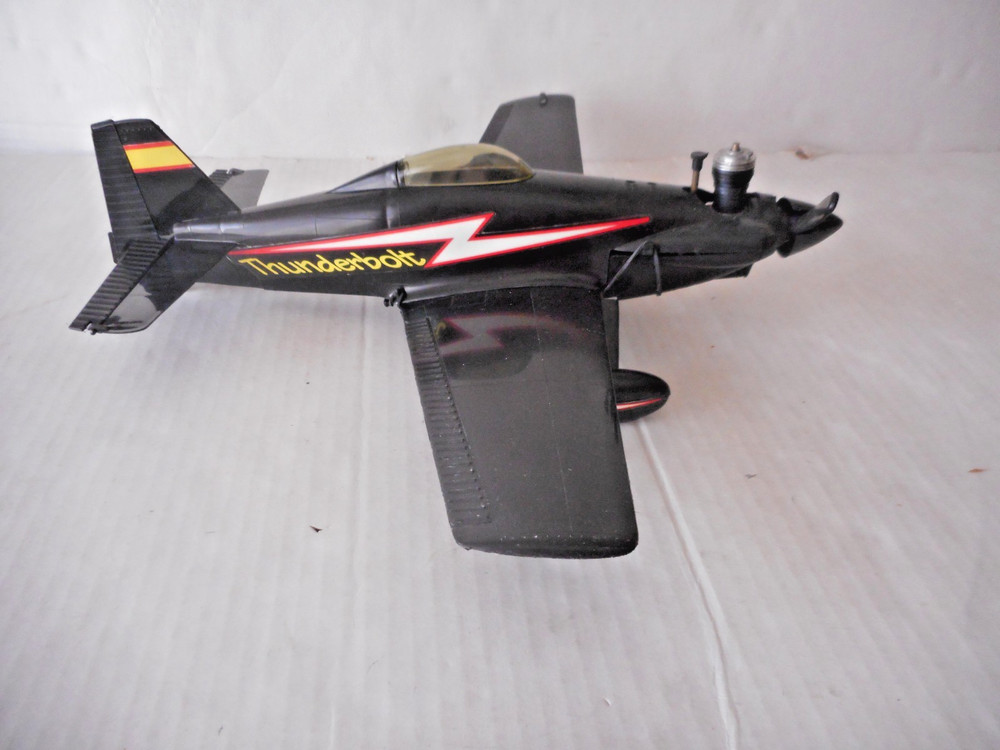 Cox Thunderbolt .049 Engine Powered Model Airplane Ex