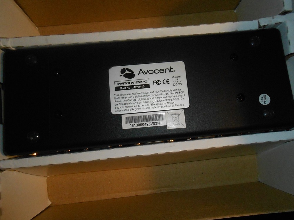 AVOCENT SWITCHVIEW PC 4SVP10 NIB