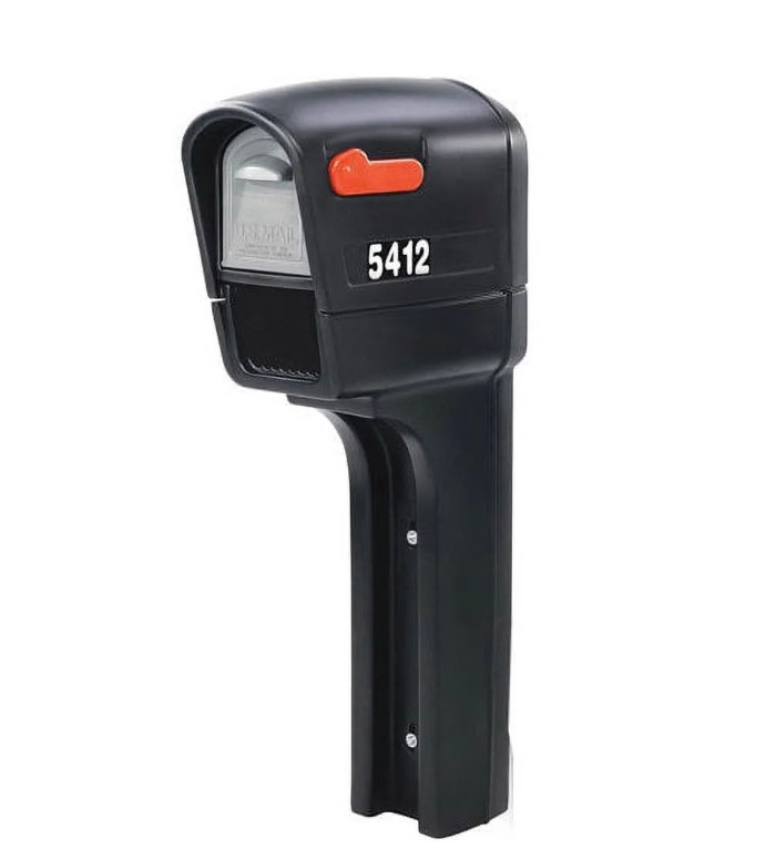 Step2 MailMaster Plus Plastic Mailbox with Black Finish