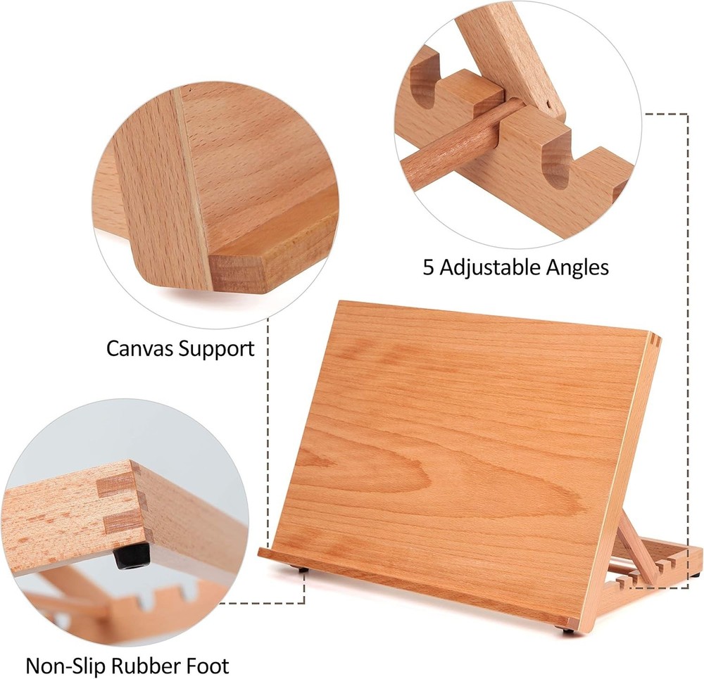 Lightweight Drafting Easel with Smooth Beech Surface – Perfect for Sketching