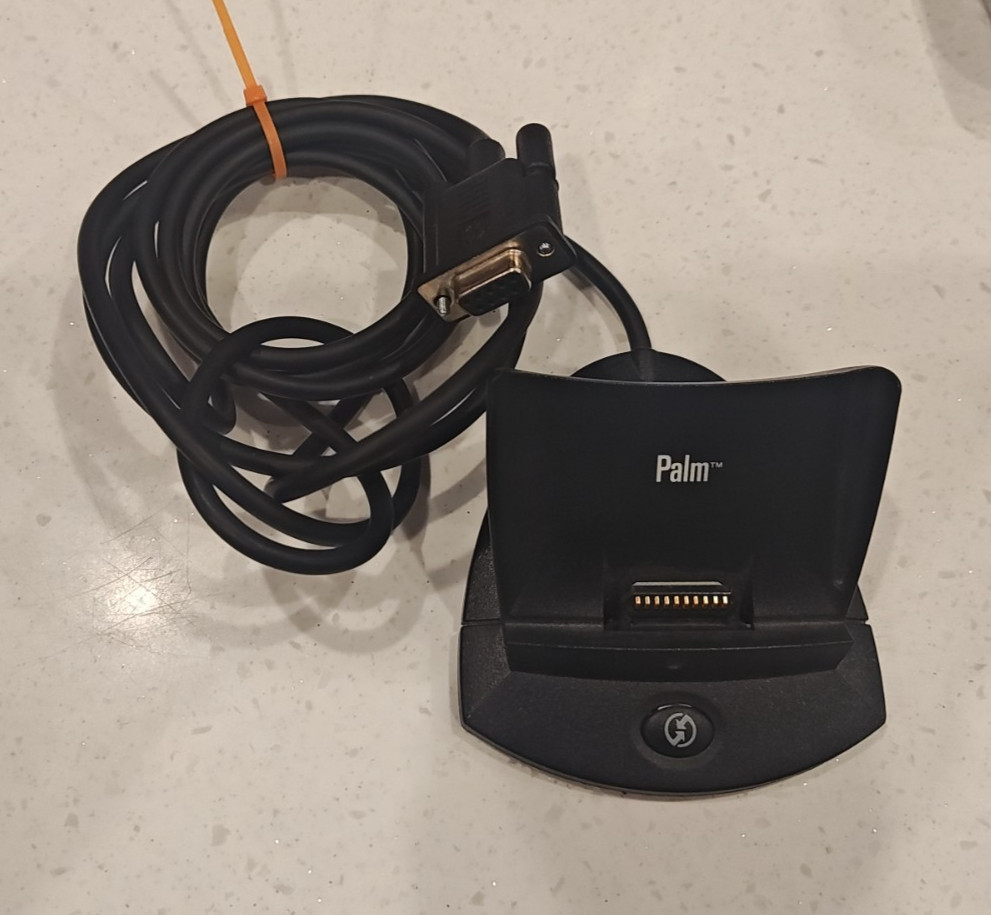 3Com Palm Pilot HotSync Serial Cradle Docking Station
