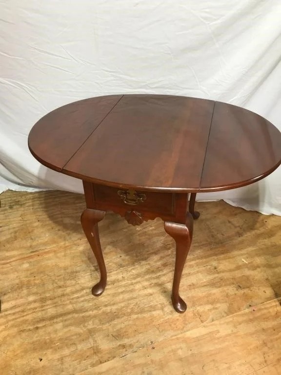 Cherry Queen Anne Drop Leaf Table