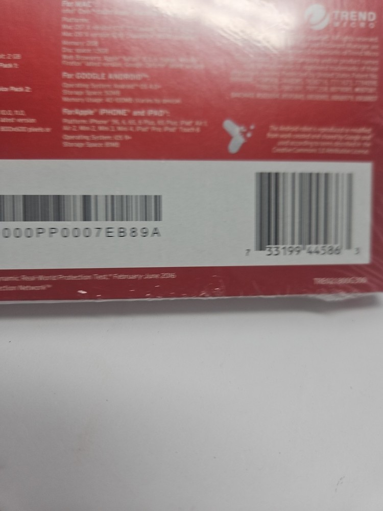 New Trend Micro Internet Security Advanced Online Protection. 3 Device Protector