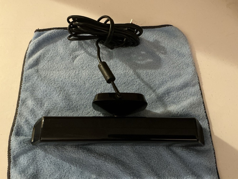 Microsoft Xbox 360 Black Video Game Console with Kinect Sensor & Accessories