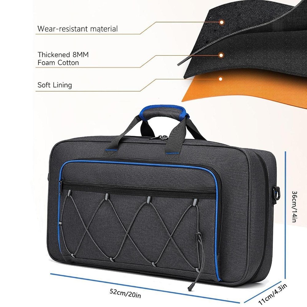 DJ Controller Case Padded Handle for Equipment DJ Carry Case for Performance