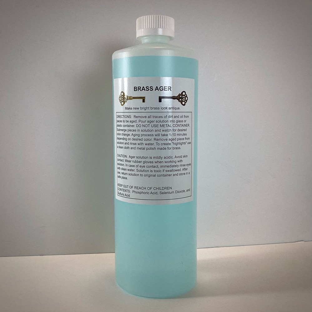Brass Ager / Brass Aging Solution 8 oz or 32 oz