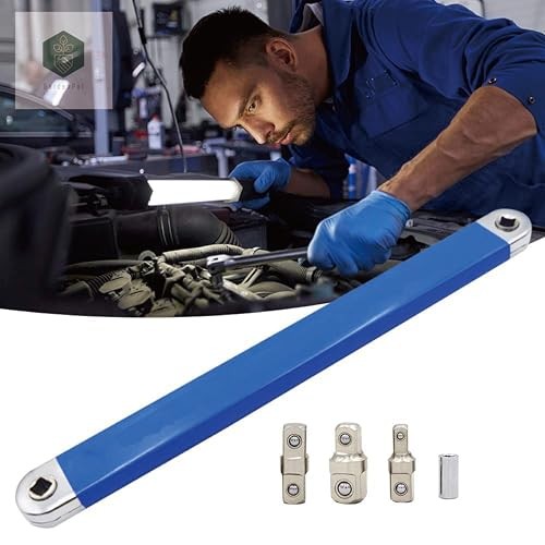 Offset Extension Wrench, Impact-Ready, with 1/2"", 1/4"", 3/8"" Square Drive