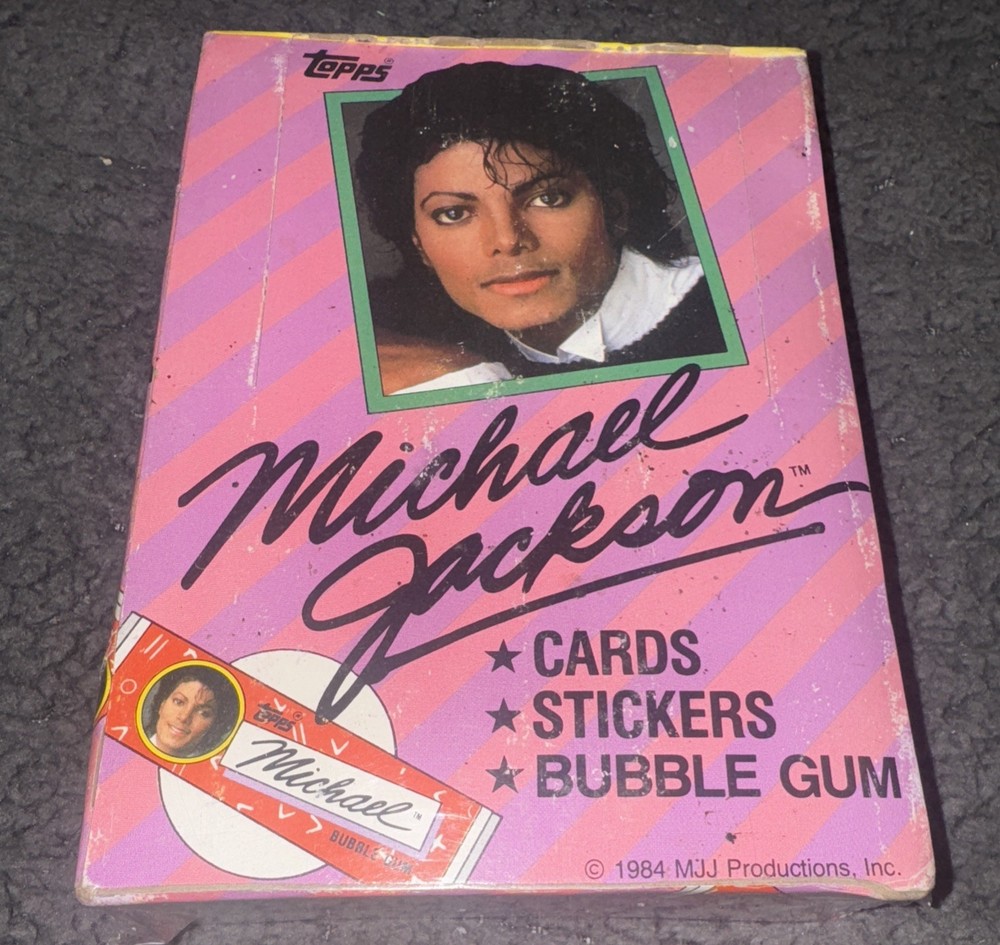 1984 Topps Michael Jackson Sealed Box