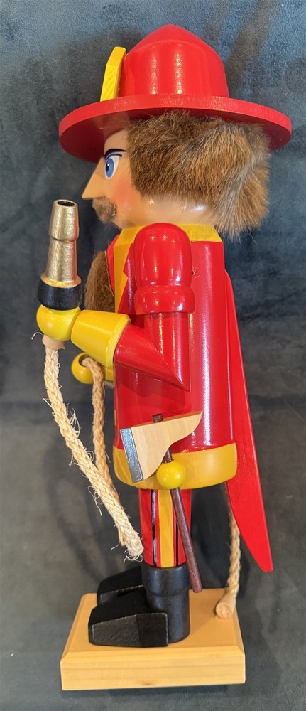 German Handmade FIREMAN NUTCRACKER Figure MIB
