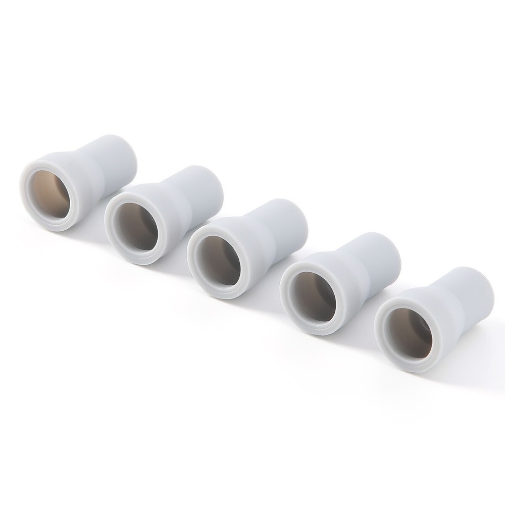 10pc Dental Saliva Ejector Strong Suction Rubber Snap Tip Adapter Replacement