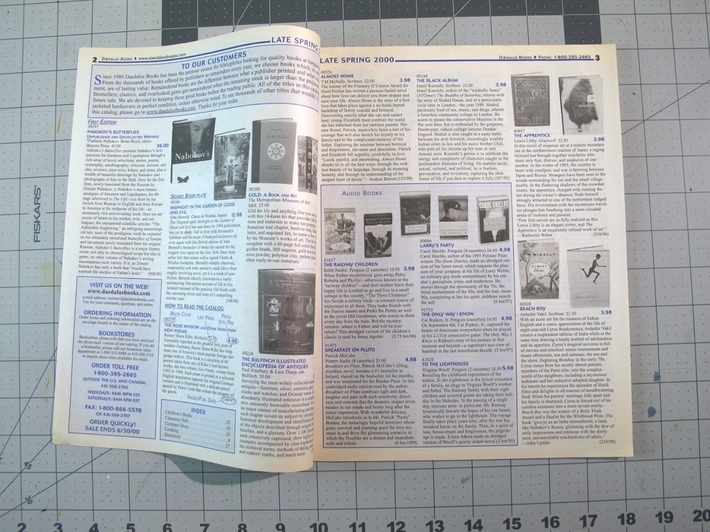 vtg 2000 Daedalus Books catalog Fine Literary