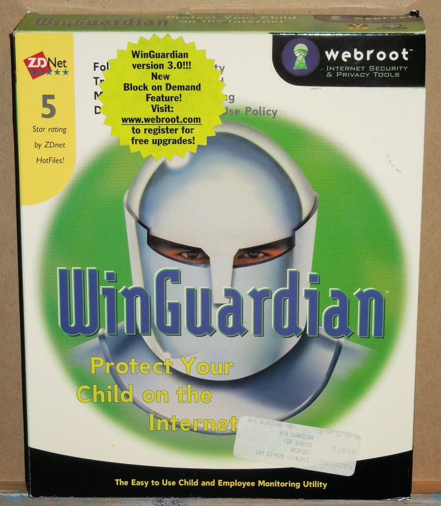 Webroot Software WinGuardian Version 3.0 (2000, CD-ROM)