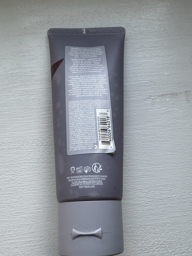 Fenty Skin Cherry Dub Superfine Face Scrub 3.52oz