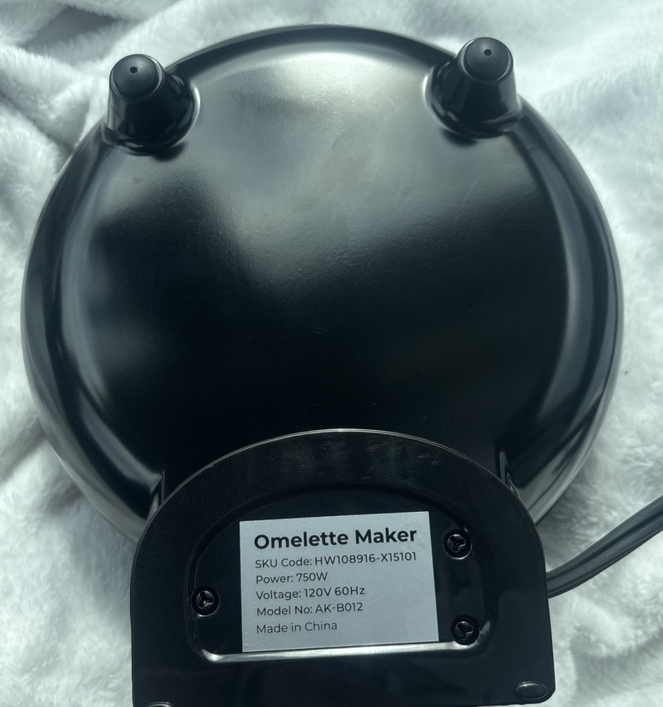 Non-Stick Electric, Silver Omelette Maker