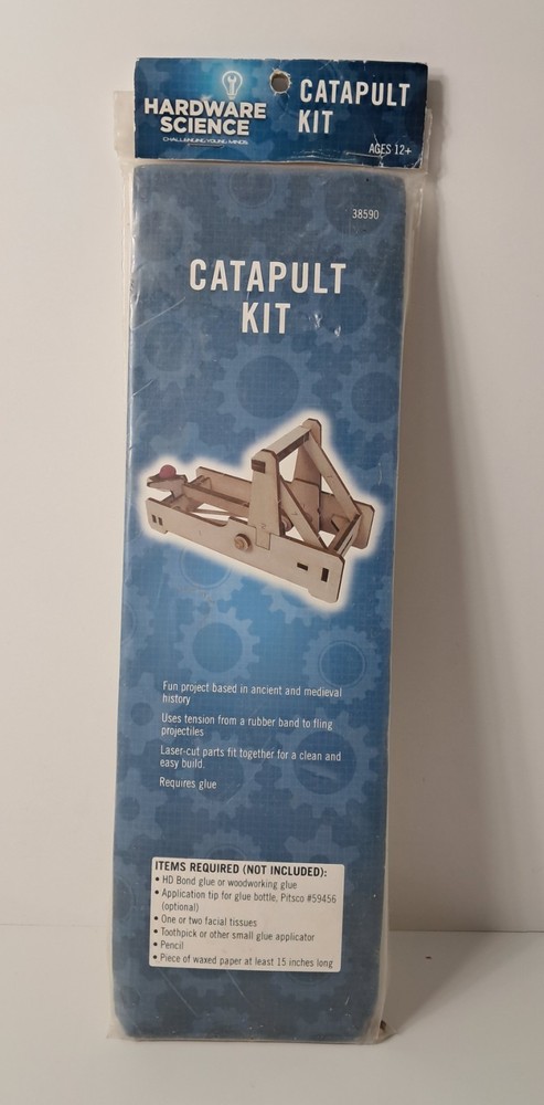 Hardware Science Catapult Kit Model 38590 STEM Project Ages 12+ Onager Physics