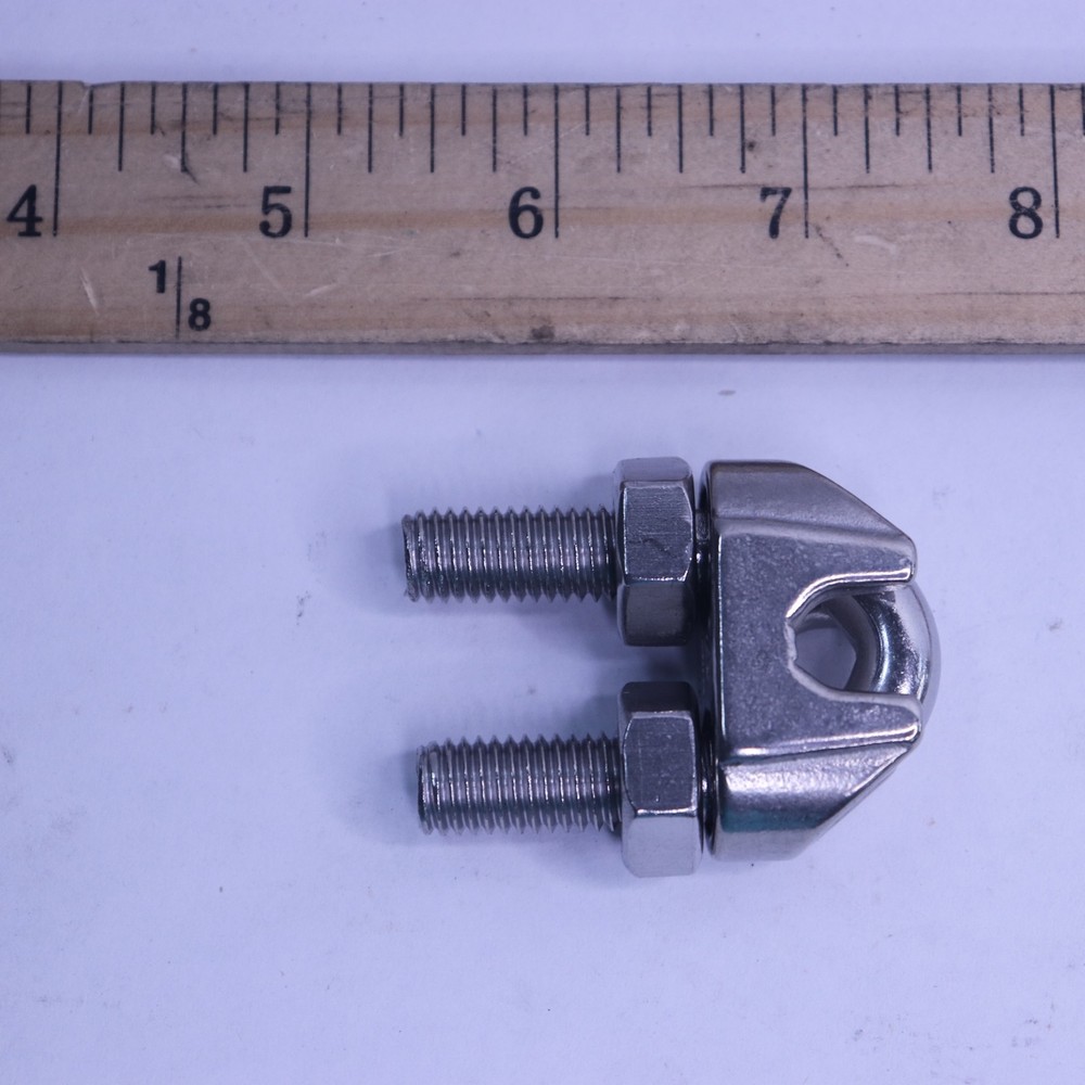 Clamp Cable Stainless Steel 3/8"
