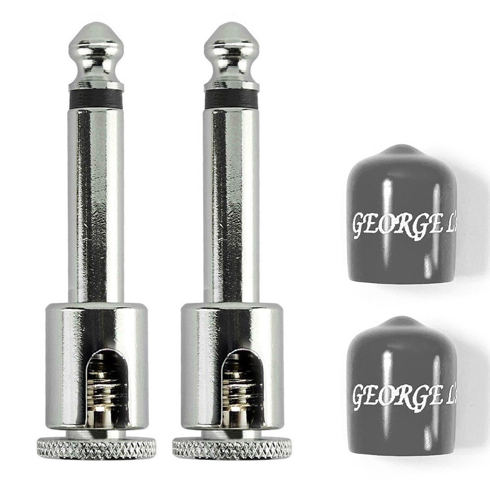 2 Pack | George L's .155 Right Angle Plug & Jacket Gray Kit