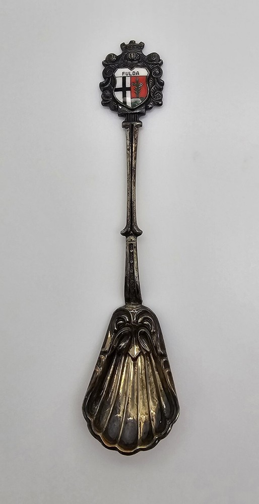 800 SILVER FULDA GERMANY COLLECTABLE SOUVENIR SPOON